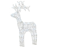 Outdoor LED Reindeer Christmas Decoration - Cool White Lights - 89cm High