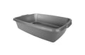 Thumbs Up Deluxe Cat Litter Tray - Silver - 40cm Wide x 9.5cm High x 30cm Deep