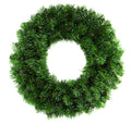 Plain Green Christmas Door Wreath Decoration - Ready to Decorate - 50cm