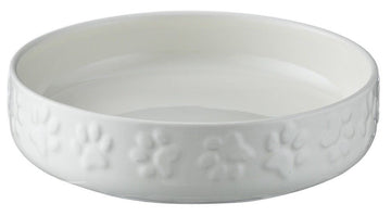Mason Cash Cat Saucer Bowl - Quality Ceramic - 13cm - Cream, Pink and Grey