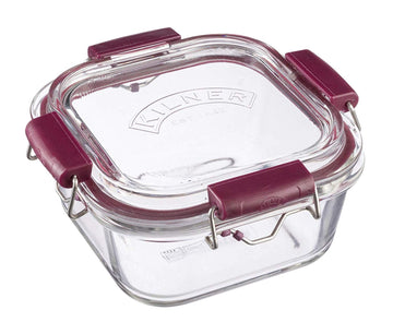Kilner Fresh Storage - Stackable Airtight Glass Food Container - 0.75 Litre