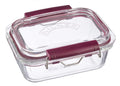 Kilner Fresh Storage - Stackable Airtight Glass Food Container - 0.6 Litre