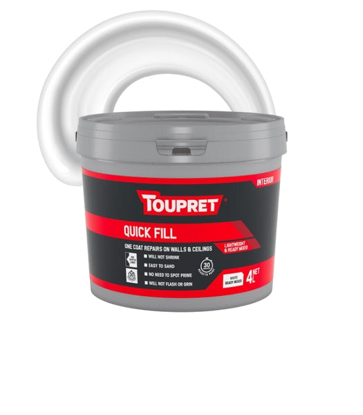 Toupret Quick Fill Ready Mixed Lightweight Interior Filler DIY DIRECT