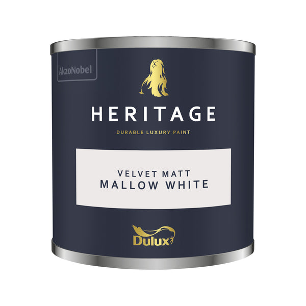 Dulux Heritage Velvet Matt - 125ml Tester Pot - Whites and Pale Tones