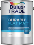Dulux Trade Durable Flat Matt - White - 5 Litre