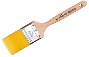 Arroworthy Rembrandt Long Handle Straight Cut Flat Sash Paint Brush - All Sizes