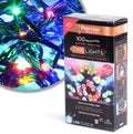 Premier Multi Action Battery Operated Time Lights - 100 Led - Multi Colour