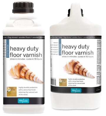 Polyvine Heavy Duty Floor Varnish - Dead Flat Finish - All Sizes