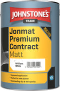 Johnstones Trade Jonmat Premium Contract Matt Paint - Brilliant White