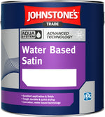 Johnstones Trade Aqua Water Based Satin Paint - Brilliant White