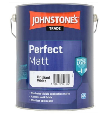 Johnstones Trade Perfect Matt Paint - Brilliant White