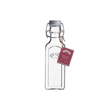 Kilner Grey Clip Top Bottle - For Storing Oils, Vinegars, Cordials - 0.3 Litre