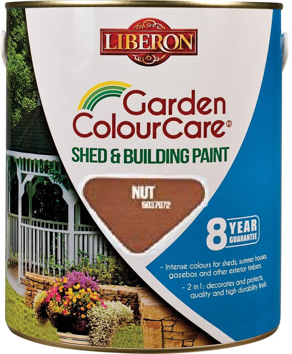 Liberon Colour Care Shed and Building Paint - All Sizes - All Colours