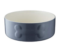 Mason Cash Dog Bowl - Quality Ceramic - 20cm - Grey