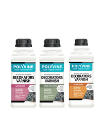 Polyvine Decorators Varnish Available in Gloss, Satin, Dead Flat
