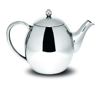 Sabichi Double Wall Stainless Steel Teapot - Silver - 1200 ml