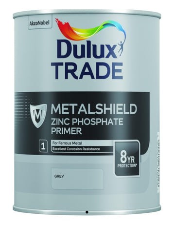 Dulux Trade Metalshield Zinc Phosphate Primer - Grey - All Sizes