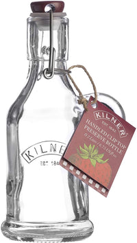 Kilner Clip Top Handled Sloe Gin Glass Bottle - 200ml