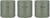 Price & Kensington Accents Tea/Coffee/Sugar Container 750ml Set of 3 Sage Green