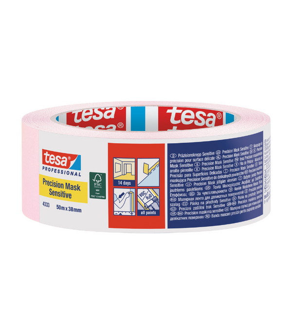 Tesa Precision Masking Tape Sensitive (14 days) Pink