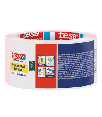 Tesa Precision Masking Tape Sensitive (14 days) Pink