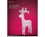Outdoor LED Reindeer Christmas Decoration - Cool White Lights - 61cm High