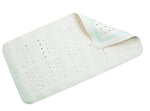 Croydex Anti-Bacterial Slip-Resistant Cushioned Bath Mat - 35 x 70 cm - White