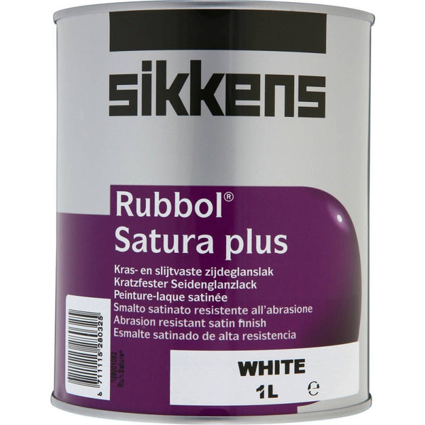 Sikkens Rubbol Satura Plus Paint - All Sizes - Black and White