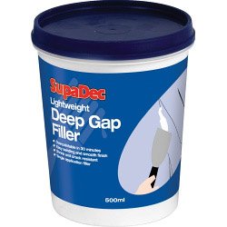 SupaDec Lightweight Deep Gap Filler - Easy Sanding and Smooth Finish