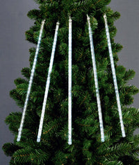 Christmas Tree Snowing Shower Lights - 150 White LEDs - 70cm Long