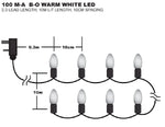 Premier Multi Action Battery Operated Time Lights - 100 Led - Multi Colour