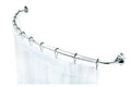 Croydex Premium Telescopic Curved Rod Shower Curtain Rail , 1080 - 1850mm