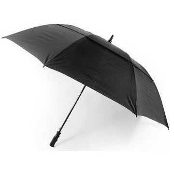 Vented Auto open Golf Umbrella - Black