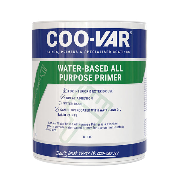 CooVar Water Based All Purpose Primer - White