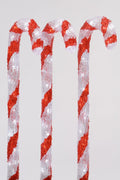 LED Outdoor Acrylic Candy Stick Christmas Decorations - 60cm - Cool White