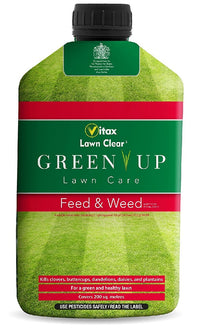 Vitax Green Up Liquid Lawn Feed and Weed Grass Care - 1 Litre