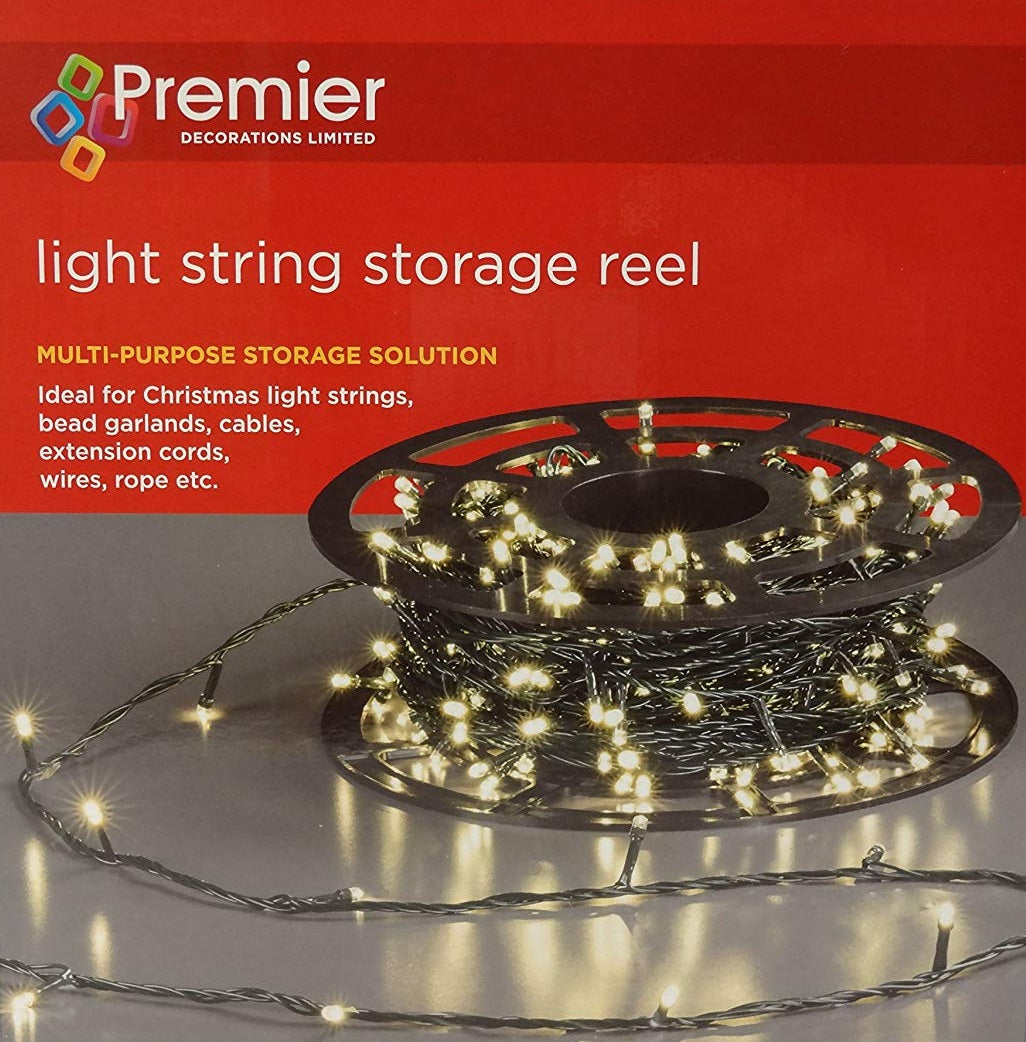 Christmas Tree Fairy String Lights Storage Reel - Multi-Purpose Storag