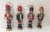 Premier Wooden Christmas 4 Piece Nutcracker Set - 12.5cm