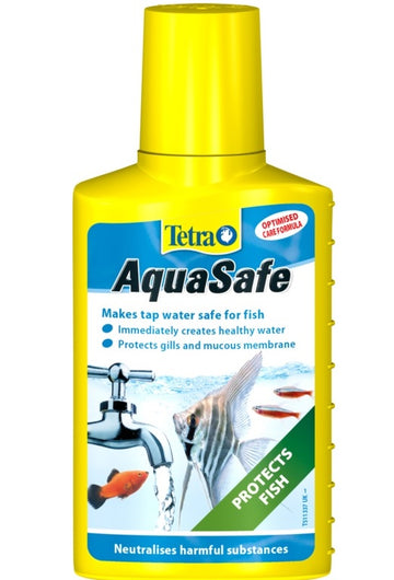 Tetra AquaSafe Pond Treatment 100ml - Create Natural Water for Fish and Plants
