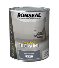 Ronseal One Coat Water Based Tile Paint - All Colours - 750ml