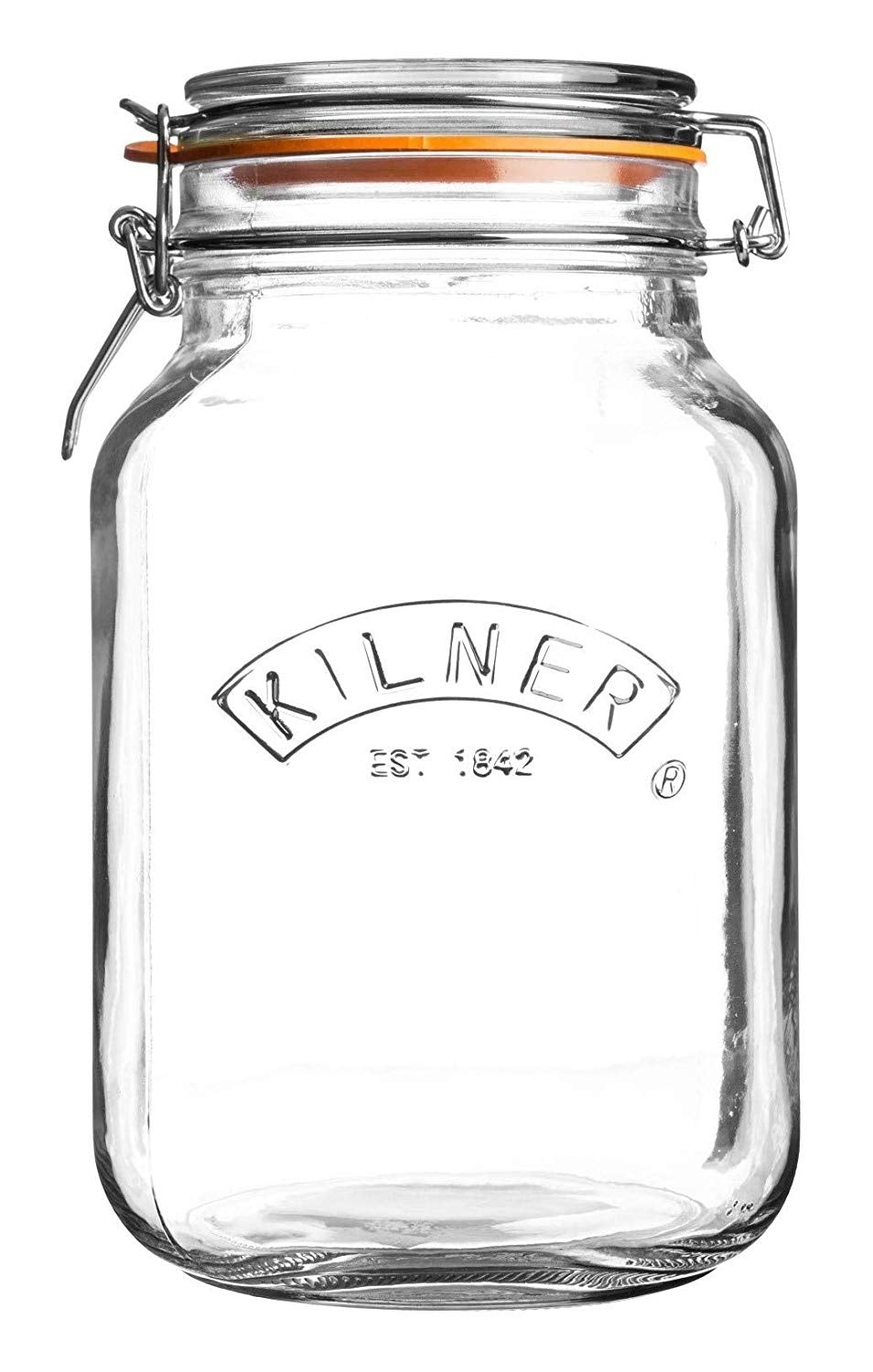 Rayware Cliptop Air tight Jar - Ideal for Sweets / Herbs - 1.5 Litre ...