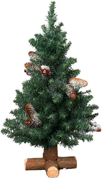 Frosted Sherwood Mini Pine Christmas Tree - 1.5ft - 45cm