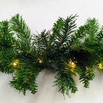 Pre Lit Christmas Garland with 20 Battery Operated LED Lights - 1.8 Meter