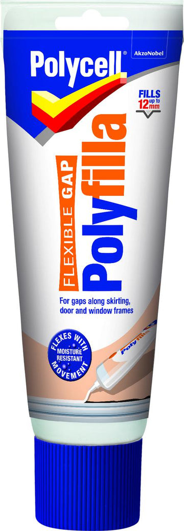 Polycell Polyfilla Flexible Gap Filler - Cartridge or Ready Mixed Tube