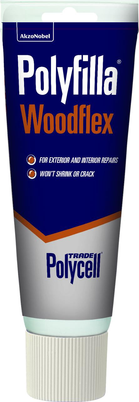 Polycell Trade Woodflex Polyfilla Filler - Ready Mixed - Tub or Tube