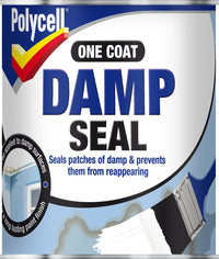 Polycell One Coat Damp Seal - Paint or Aerosol - All Sizes