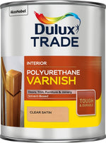 Dulux Trade Polyurethane Varnish - Gloss, Satin or Matt - All Sizes
