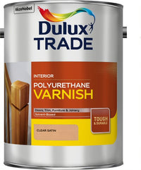 Dulux Trade Polyurethane Varnish - Gloss, Satin or Matt - All Sizes