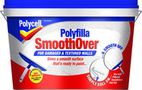 Polycell Smoothover For Cracked / Damaged / Textured Walls - 5 or 2.5 Litre