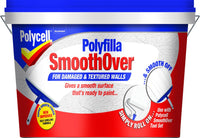 Polycell Smoothover For Cracked / Damaged / Textured Walls - 5 or 2.5 Litre